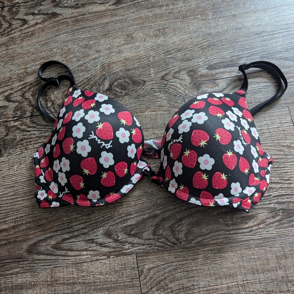 Pink bra